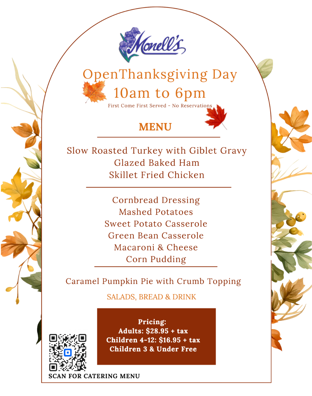 Dine In Thanksgiving